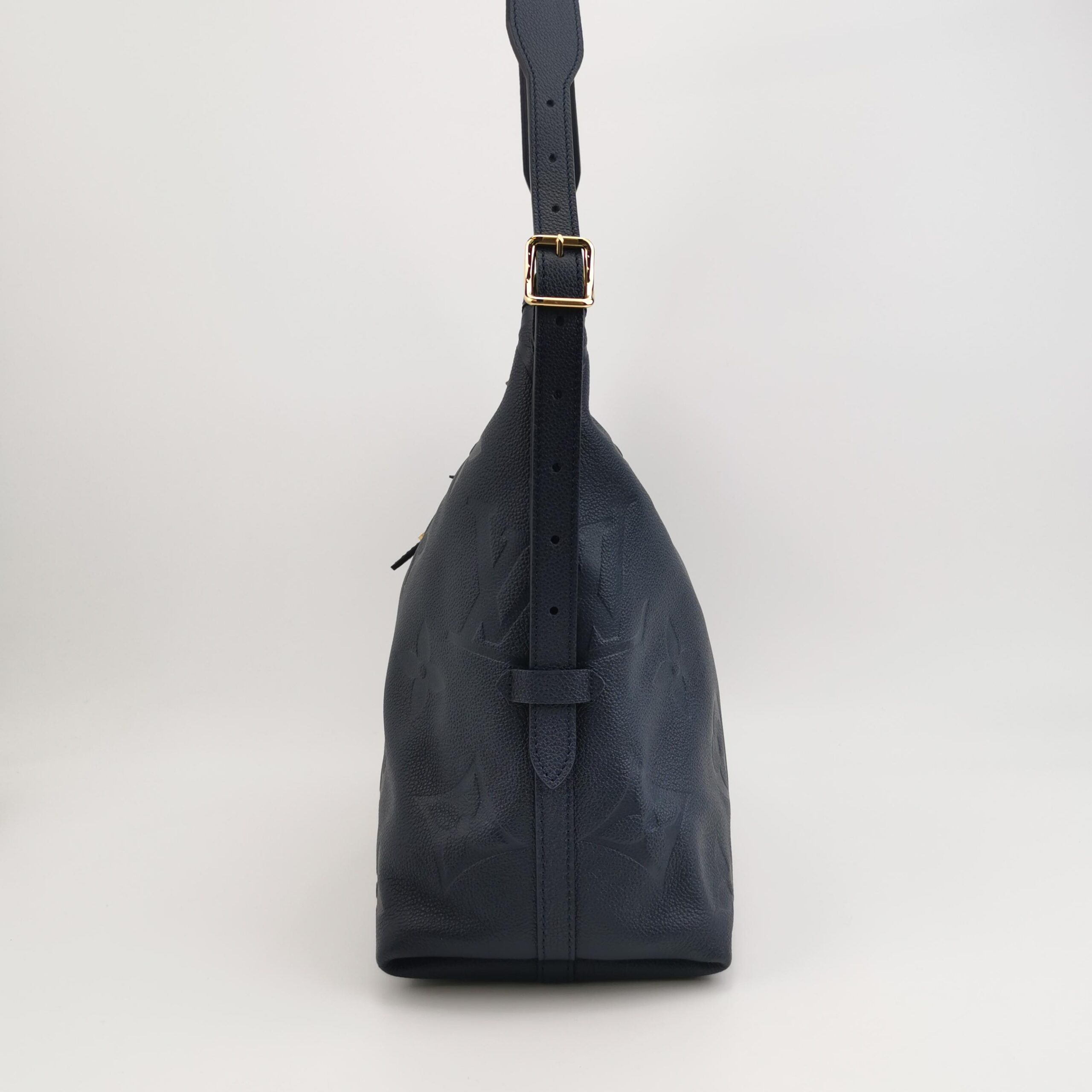 Louis Vuitton CarryAll MM in Black Taurillon Monogram Empreinte Leather view 3