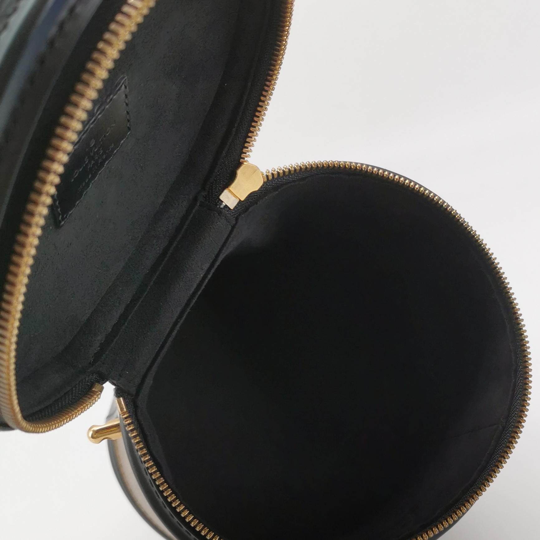 Louis Vuitton Cannes Monogram Reverse in Brown Coated Canvas with Leather Trim view 7